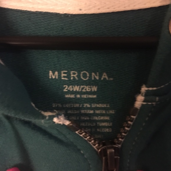 Turquoise athletic jacket - Picture 2 of 2